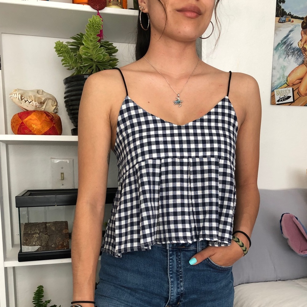 Gingham top (SOLD)